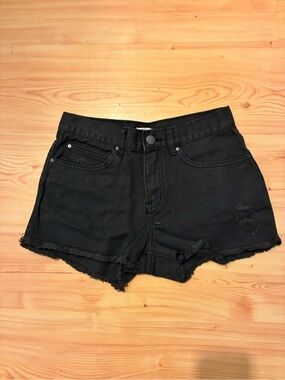 Billabong Black Drift Away Denim Shorts